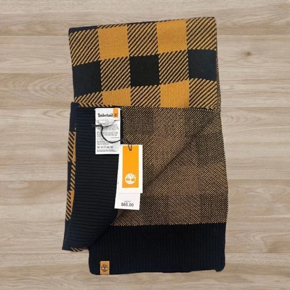 NWT Timberland Buffalo Check Scarf
